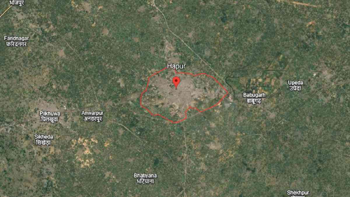 Where is Hapur city